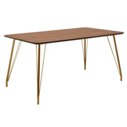 Premier Housewares Interiors By Premier Veneto Dining Table With Natural Wood Effect - thumbnail 2