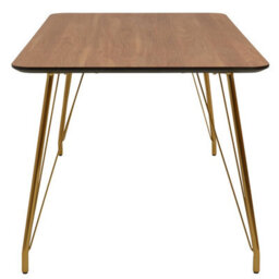 Premier Housewares Interiors By Premier Veneto Dining Table With Natural Wood Effect - thumbnail 3