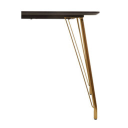 Premier Housewares Interiors By Premier Veneto Dining Table With Natural Wood Effect - thumbnail 4
