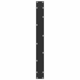 Berkfield Dining Table Legs U-Shaped 3 Pcs Black 80X(72-73) Cm Steel - thumbnail 7