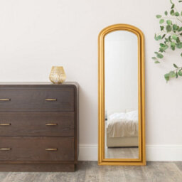 Melody Maison Full Length Antique Gold Leaner & Wall Mirror - 47Cm X 142Cm - thumbnail 3