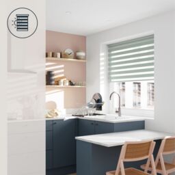 GoodHome Elin Corded Celadon Green Day & Night Roller Blind (W)180Cm (L)180Cm - thumbnail 9