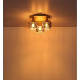 Luminosa Lighting Luminosa Antonio Shade Cluster Ceiling Light Matt Beige 3X E27 - thumbnail 5
