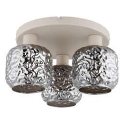 Luminosa Lighting Luminosa Antonio Shade Cluster Ceiling Light Matt Beige 3X E27 - thumbnail 3