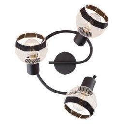Luminosa Lighting Luminosa Griddy Ceiling Spotlight Clusters Matt Black 3X E27 - thumbnail 4