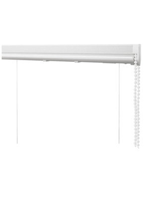 Deluxe Pvc Cassette Roman Blind Kit With White Chain (250Cm Drop) 155Cm - image 1