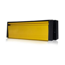 "UAP Limited Uap Petit Master 10"" Gold Finish Aluminium Draught Proof Letterbox For Wooden, Composite & Upvc Doors 40 To 80mm"