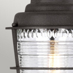 Luminosa Lighting Elstead Kichler Chance Harbor Outdoor 1 Light Pedestal Lantern Weathered Zinc Ip44 - thumbnail 3