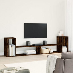 Walplus Tv Cabinets 2 Pcs Smoked Oak 100X30X50 Cm Engineered Wood - thumbnail 3