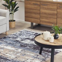 Beliani Handwoven Multicolour Geometric Area Rug 150 X 230 Cm - thumbnail 2