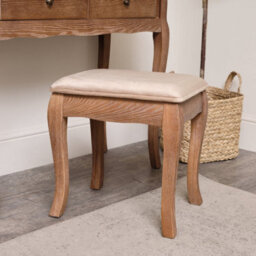 Melody Maison Dark Wood Wardrobe, Dressing Table Desk With Triple Mirror, Stool And Pair Of Bedside Tables - Ashwell Range - thumbnail 5
