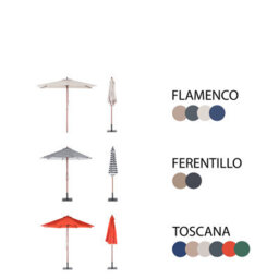 Beliani Garden Dining Set 4 Seater Agello With Parasol (12 Options) Acacia Wood Brown - thumbnail 5