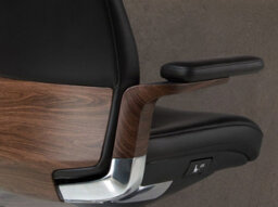 Angel Cerda Black Leatherette Swivel Office Chair - thumbnail 5