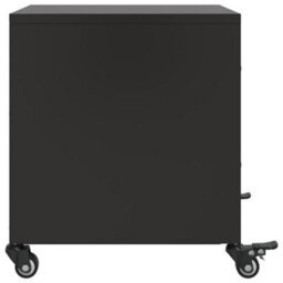 Berkfield Bedside Cabinets 2 Pcs Black 36X39X43.5 Cm Steel - thumbnail 7