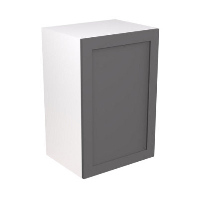 Kitchen Kit Dust Grey Matt Shaker Door Boiler Housing Wall Unit Cabinet Soft Close Flatpack - 600X900mm - image 1