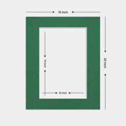 Ak Frames 20X16 Emerald Picture Mounts To Fit 15X10 Aperture Size - Mount Board Only (No Frame Included) - thumbnail 3