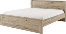 Arte Idea 08 Contemporary Uk Queen Eu King Size Bed Oak Effect (H)800mm (W)1700mm (L)2120mm - thumbnail 1