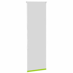 Berkfield Durable Roller Blind Blackout Leaves Green 40X150 Cm Fabric Width 35.7 Cm Polyester - thumbnail 4