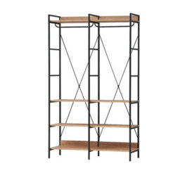 Timber Art Design Open Wardrobe Riviera Oak Bedroom Furniture - thumbnail 6