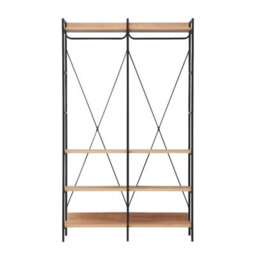 Timber Art Design Open Wardrobe Riviera Oak Bedroom Furniture - thumbnail 7