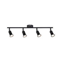 Paulmann 66758 Carolina Spotlight 4-Lamp Max. 4X10 Watts Ceiling Luminaire Matt Black Spot Metal Gu10 - thumbnail 3