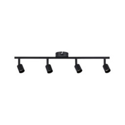 Paulmann 66758 Carolina Spotlight 4-Lamp Max. 4X10 Watts Ceiling Luminaire Matt Black Spot Metal Gu10 - thumbnail 2