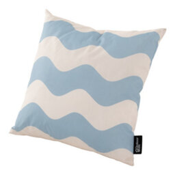 Hayward 50 X 50Cm Outdoor Cushion, Shoreline Waves Classic Square Design, Shower-Resistant Square Cushion For Garden & Patio - thumbnail 1