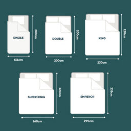 Lancashire Textiles Single Size Duvet 135 X 200 Cm Microfibre Filling Bamboo Duvets 10.5 Tog Winter Duvet - thumbnail 3