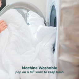 Lancashire Textiles Single Size Duvet 135 X 200 Cm Microfibre Filling Bamboo Duvets 10.5 Tog Winter Duvet - thumbnail 8
