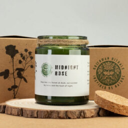 Serenityy Midnight Rose Soy Wax Candle  150G - Woodwick, 26Hr Burn Time, Hand Poured - thumbnail 5