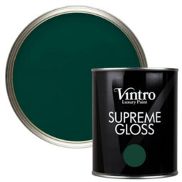 Vintro Dark Green Gloss 1L Walls, Ceilings, Metal & Wood (Woodpecker Green)