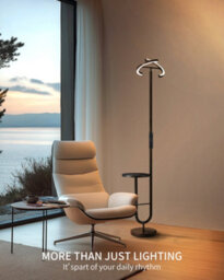 Luminexdesigns Led Shelf Floor Lamp - 36W Dimmable 175Cm, Remote & Rotating Head, 2700K-6500K - thumbnail 3
