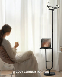 Luminexdesigns Led Shelf Floor Lamp - 36W Dimmable 175Cm, Remote & Rotating Head, 2700K-6500K - thumbnail 7