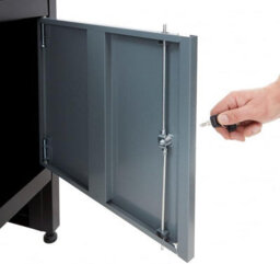 Bigdug Garage Workbench Drawer Cabinet - 842H X 1200W X 600D mm - 4X Drawer & 1 Door Cupboard - Black/grey - thumbnail 4