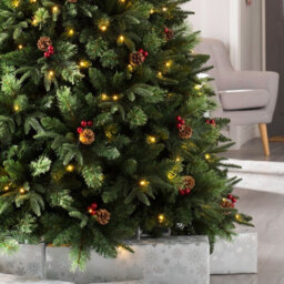 WeRChristmas Pre-Lit Victorian Christmas Tree With Berries, Pinecones And Warm White Leds, 5Ft - thumbnail 6