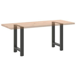 Berkfield Dining Table Legs Anthracite 2 Pcs 60X(72-73) Cm Steel - thumbnail 8