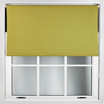 Furnished Blackout Roller Blinds - Green Trimmable Blind For Windows And Doors (W)60Cm (L)165Cm - image 1