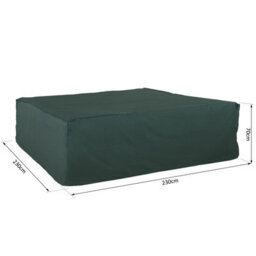 Outsunny Large Garden Set Square Cover Outdoor Furniture Waterproof Resist Fade - thumbnail 3