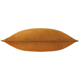 furn. Furn Meridian Velvet Polyester Filled Cushion, Ginger/olive, 45 X 45Cm - thumbnail 2