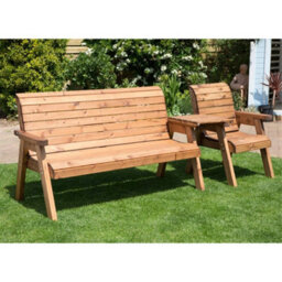 Marlborough Traditional Wooden 4 Seat Straight Companion Set - thumbnail 2