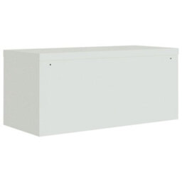 Berkfield File Cabinet Light Grey 90X40X220 Cm Steel - thumbnail 6