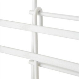 Shower Caddy 3 Tier Bathroom Storage Organiser Hanging Basket Metallic White - thumbnail 5