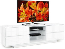"Homeology Avitus Premium High Gloss White With 4-White Drawers And 2 Shelves Up To 65"" Led/oled/lcd Tv Cabinet" - thumbnail 7