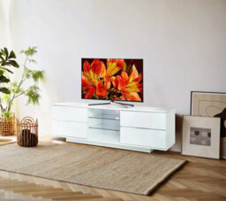 "Homeology Avitus Premium High Gloss White With 4-White Drawers And 2 Shelves Up To 65"" Led/oled/lcd Tv Cabinet" - thumbnail 4