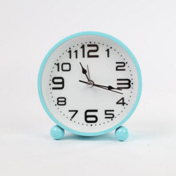 Divchi Alarm Clocks Bedside Silent Non-Ticking Table Clock With Large Display Battery Powered Table Clock For Heavy Sleepers Blue - thumbnail 7