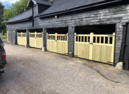 Ruby UK Ruby T&g Entrance Gate Pair Ruby Cottage Mortise & Tenon Wooden Driveway Gates 3.6M Wide (As Pair) X 0.9M High - thumbnail 3