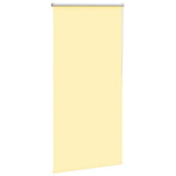 Berkfield Roller Blind Blackout Yellow 80X130 Cm Fabric Width 75.7 Cm Polyester - thumbnail 3