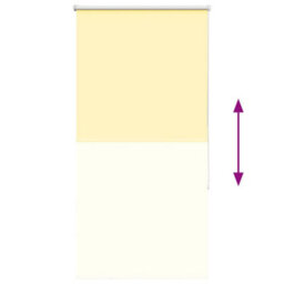 Berkfield Roller Blind Blackout Yellow 80X130 Cm Fabric Width 75.7 Cm Polyester - thumbnail 9