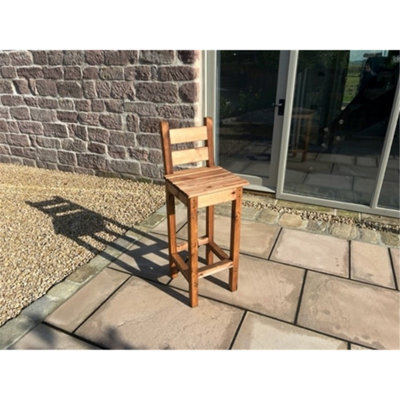 Marlborough Deluxe Alfresco Outdoor Wooden Bar Stool - image 1