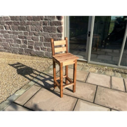 Marlborough Deluxe Alfresco Outdoor Wooden Bar Stool - thumbnail 1